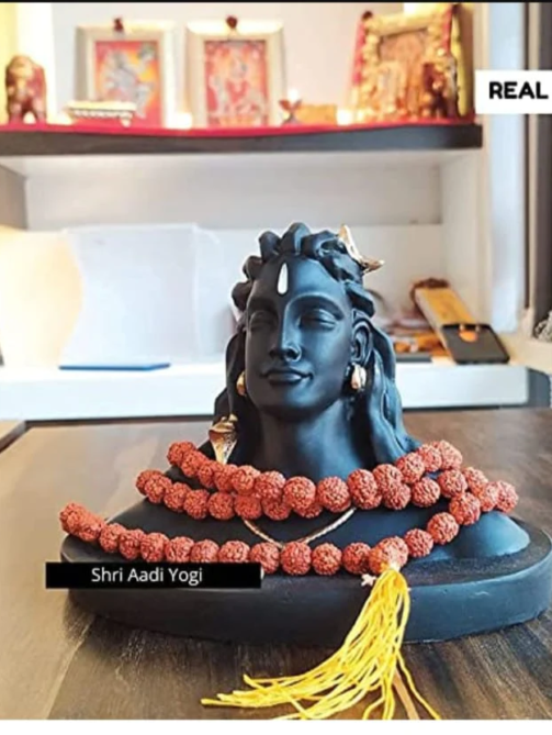 Adiyogi With Rudraksha Mala 2
