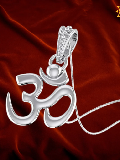 Om Pendant With Chain