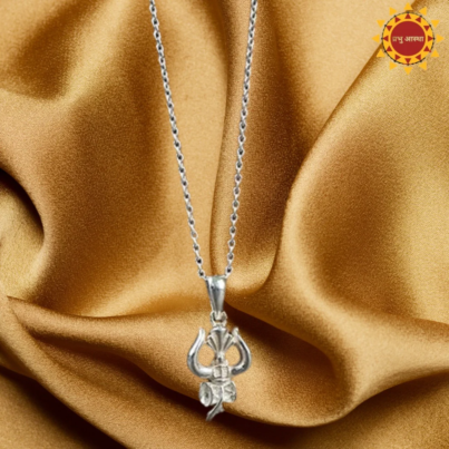 Trishul With Damru Pendant