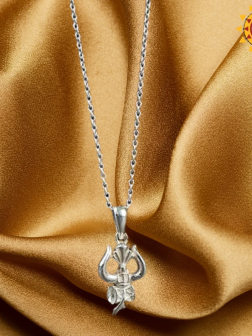 Trishul With Damru Pendant